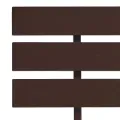 Cadre de lit Marron foncé Bois de pin massif 120 x 200 cm