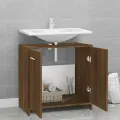 Armoire de bain Chêne marron 60x33x60 cm Bois d'ingénierie
