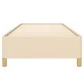 Cadre de lit Crème 100 x 200 cm Tissu