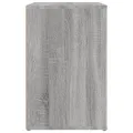 Armoire à chaussures Sonoma gris 130x35x54 cm Bois d'ingénierie