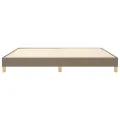 cadre de lit Taupe 200x200 cm Tissu