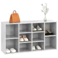 Banc à chaussures Gris béton 103x30x54,5 cm Aggloméré