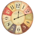 Horloge murale vintage Colorée 60 cm