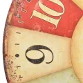 Horloge murale vintage Colorée 60 cm