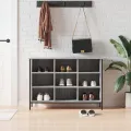 Armoire à chaussures sonoma gris 100x35x70 cm bois d'ingénierie