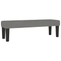 cadre de lit avec matelas Gris foncé 200x200cm Tissu
