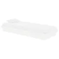 Cadre de lit Blanc Bois massif 75x190 cm Petit simple