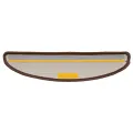 Tapis d'escalier 15 pcs marron 56x17x3 cm