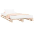 Lit de palette 90x200 cm bois de pin massif