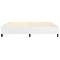 cadre de lit Blanc 200x200 cm Similicuir