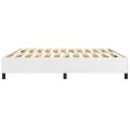 cadre de lit Blanc 200x200 cm Similicuir