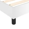 cadre de lit Blanc 200x200 cm Similicuir