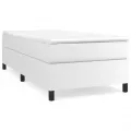 cadre de lit Blanc 90x190 cm Similicuir