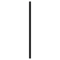 Tête de lit métal noir 180 cm