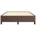 Cadre de lit Marron 140x200 cm Similicuir