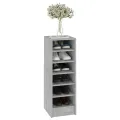Armoire à chaussures Gris 31,5x35x90 cm Aggloméré