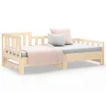 Lit coulissant 2x(90x190) cm Bois de pin massif