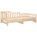 Lit coulissant 2x(90x190) cm Bois de pin massif