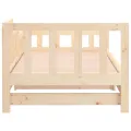 Lit coulissant 2x(90x190) cm Bois de pin massif