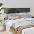 Tête de lit Gris 124x3x81 cm Bois massif de pin