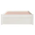 Cadre de lit Blanc Bois massif 90x200 cm