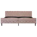 Cadre de lit Rose Velours 200 x 200 cm