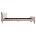 Cadre de lit Rose Velours 200 x 200 cm