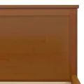 Cadre de lit Marron miel Bois de pin massif 140x200 cm