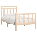 Cadre de lit Bois de pin solide 90x200 cm
