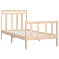 Cadre de lit Bois de pin solide 90x200 cm