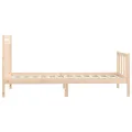 Cadre de lit Bois de pin solide 90x200 cm