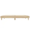 Cadre de lit chêne sonoma 140x190 cm bois d'ingénierie