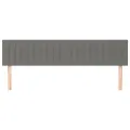 Têtes de lit 2 pcs Gris foncé 90x5x78/88 cm Tissu