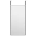 Miroir de porte Noir 30x60 cm Verre et aluminium