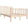 Cadre de lit Bois massif 120x190 cm Petit Double