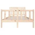 Cadre de lit Bois massif 120x190 cm Petit Double