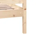 Cadre de lit Bois massif 120x190 cm Petit Double