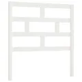 Tête de lit Blanc 96x4x100 cm Bois massif de pin