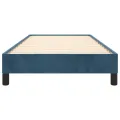 Cadre de lit Bleu foncé 90x200 cm Velours