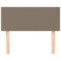 Tête de lit Taupe 80x5x78/88 cm Tissu