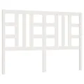 Tête de lit Blanc 156x4x100 cm Bois massif de pin