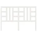 Tête de lit Blanc 156x4x100 cm Bois massif de pin