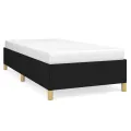 Cadre de lit Noir 80x200 cm Tissu