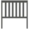 Tête de lit Gris 96x6x101 cm Bois massif de pin