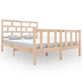 Cadre de lit Bois de pin massif 140x200 cm