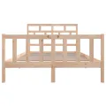 Cadre de lit Bois de pin massif 140x200 cm