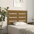 Tête de lit Marron miel 100x3x80 cm Bois massif de pin