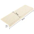 Tapis d'escalier autocollants 15 pcs 65x21x4 cm Crème