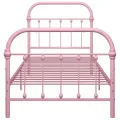 Cadre de lit Rose Métal 100 x 200 cm
