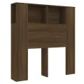 Armoire de tête de lit Chêne marron 100x18,5x104,5 cm